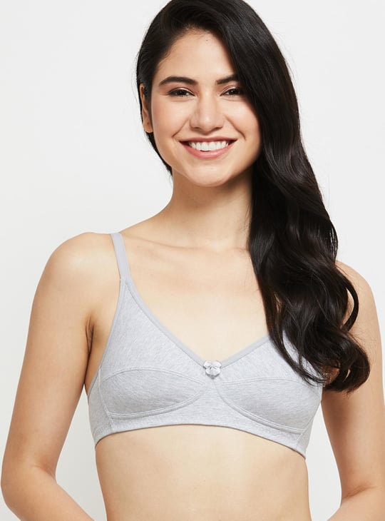 Women Solid Lightly-Padded Bra - Pack of 2 