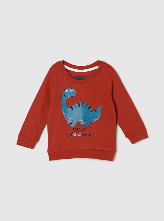 Boys Graphic Printed Full Sleeves Sweatshirt 
