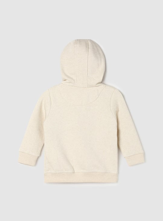 Boys Appliqued Hooded Medium Sweatshirt