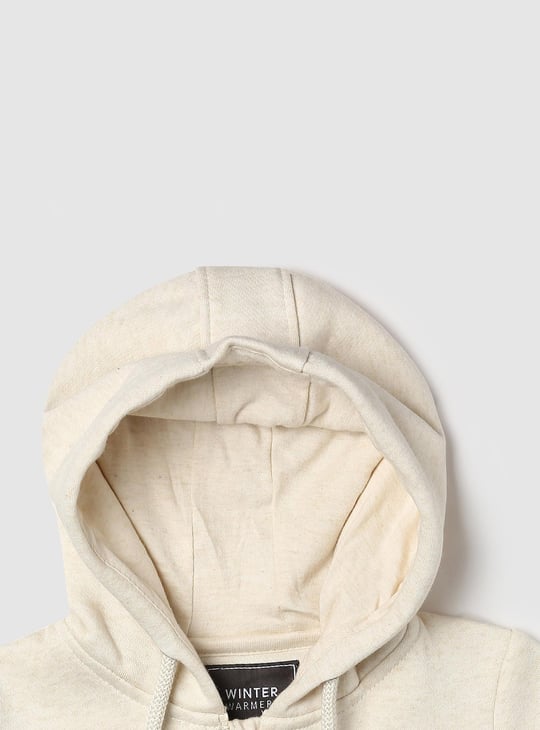 Boys Appliqued Hooded Medium Sweatshirt