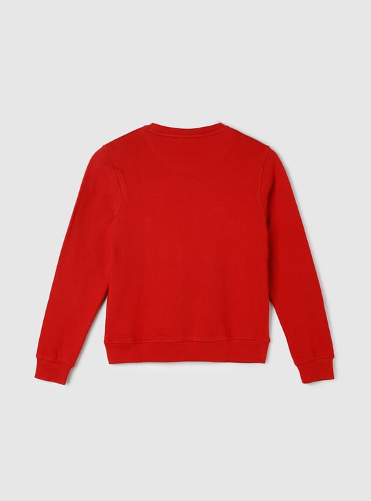 Boys Embellished Full Sleeves Sweatshirt