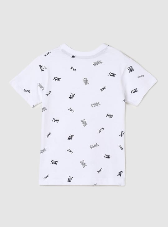 Boys Graphic Printed Crew Neck T-shirt 