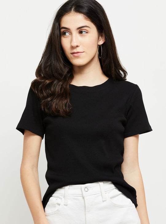 Women Ribbed T-shirt