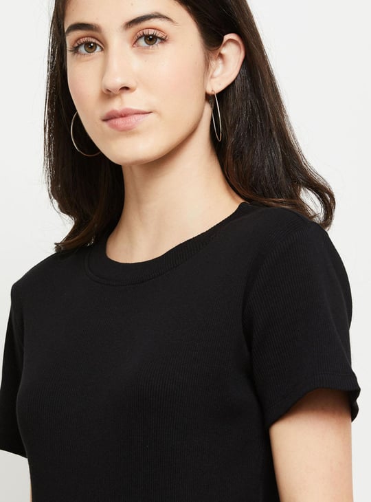 Women Ribbed T-shirt