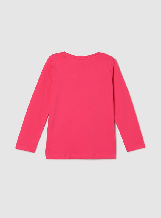 Girls Graphic Print Full Sleeves Top 