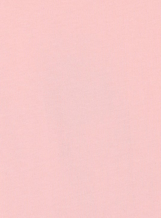 Girls Pure Cotton Graphic Printed T-shirt