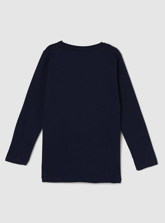 Girls Frozen Printed Long Sleeve T-shirt