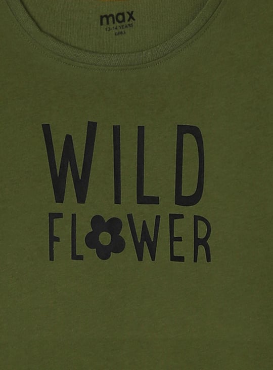 Girls Printed Long Sleeve T-shirt