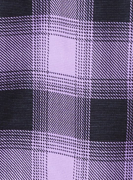 Girls Plaid Pinafore Dress with T-shirt