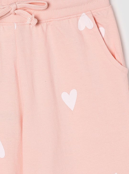 Girls Printed Knit Joggers