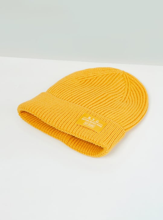Women Textured Beanie Cap 