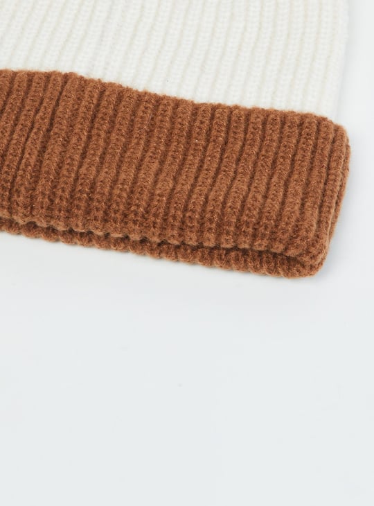 Men Striped Beanie