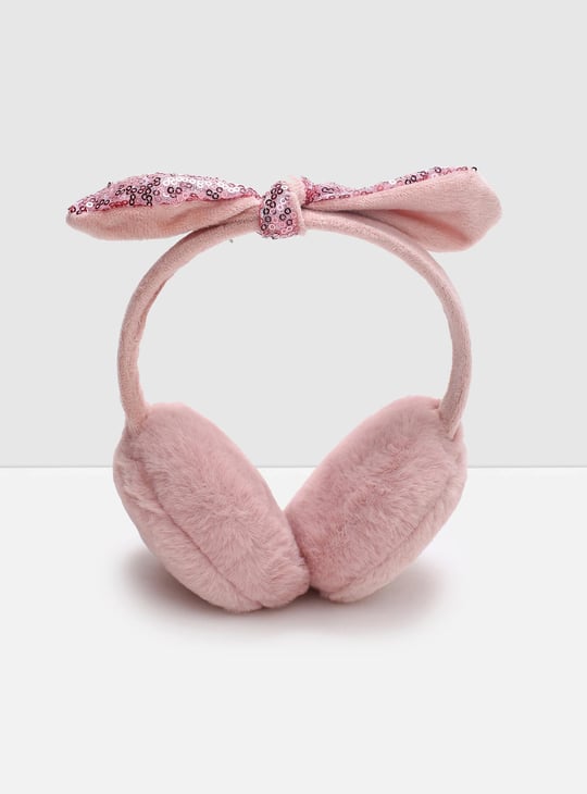 Women Sequin Embellished Earmuffs