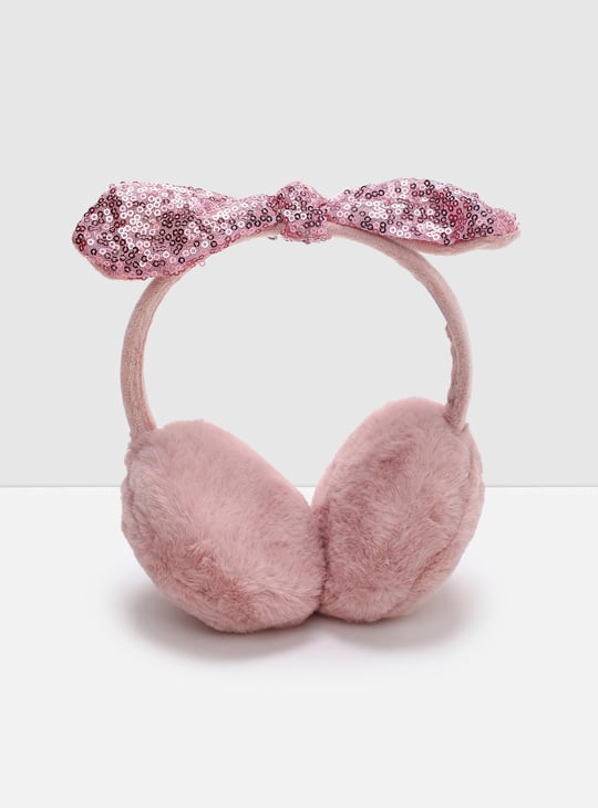 Women Sequin Embellished Earmuffs