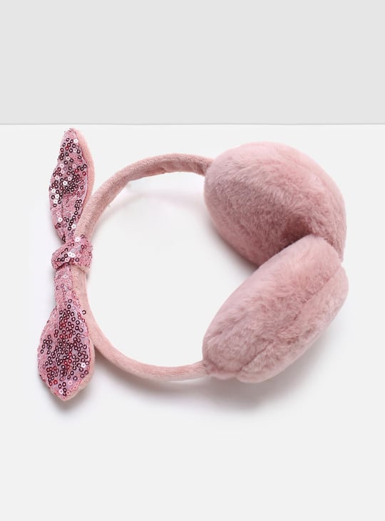 Women Sequin Embellished Earmuffs