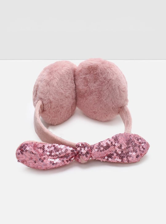 Women Sequin Embellished Earmuffs
