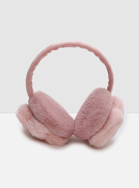 Women Textured Star Detailed Earmuffs