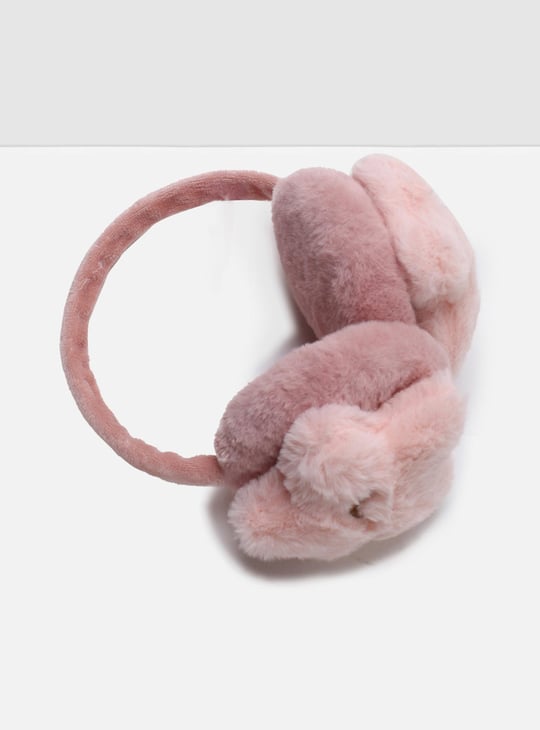 Women Textured Star Detailed Earmuffs