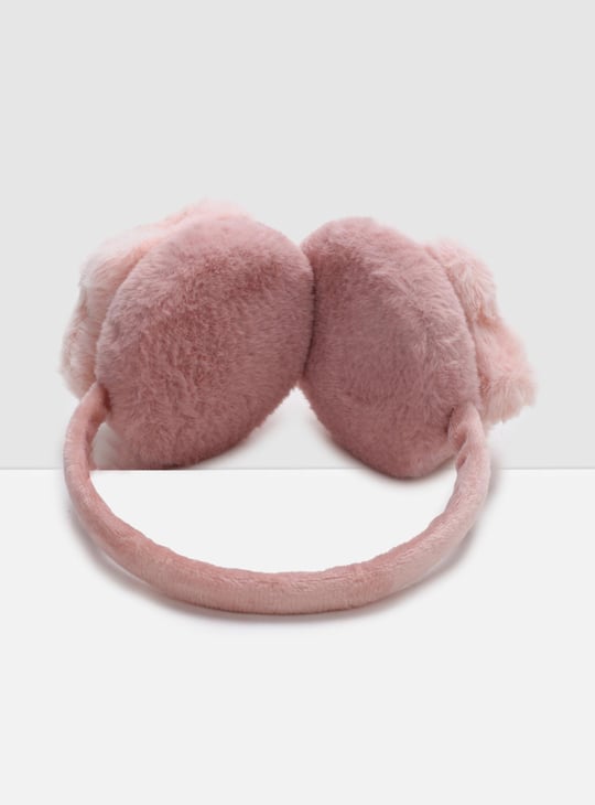 Women Textured Star Detailed Earmuffs