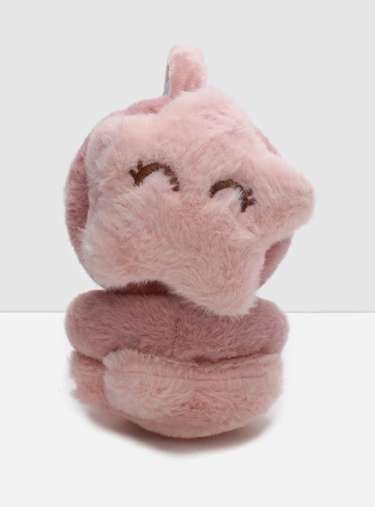 Women Textured Star Detailed Earmuffs