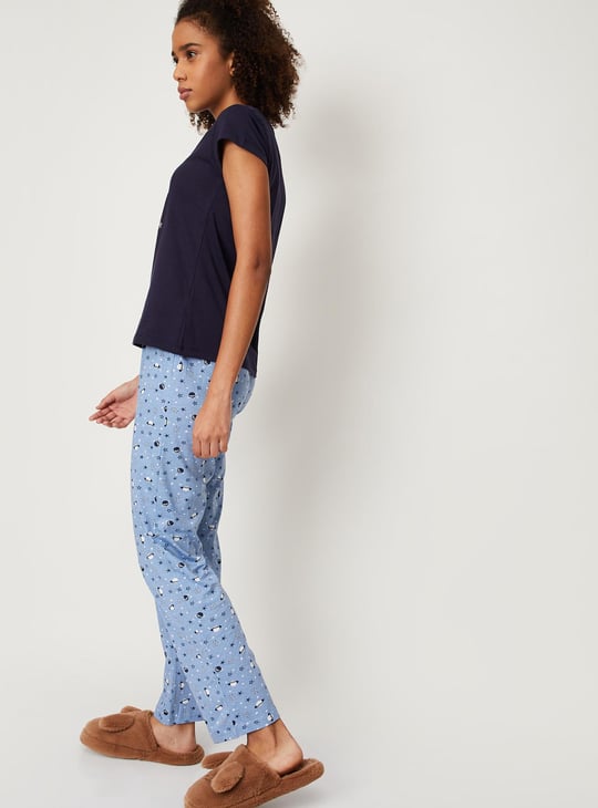Women Printed PJ Set