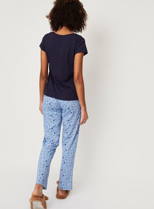 Women Printed PJ Set