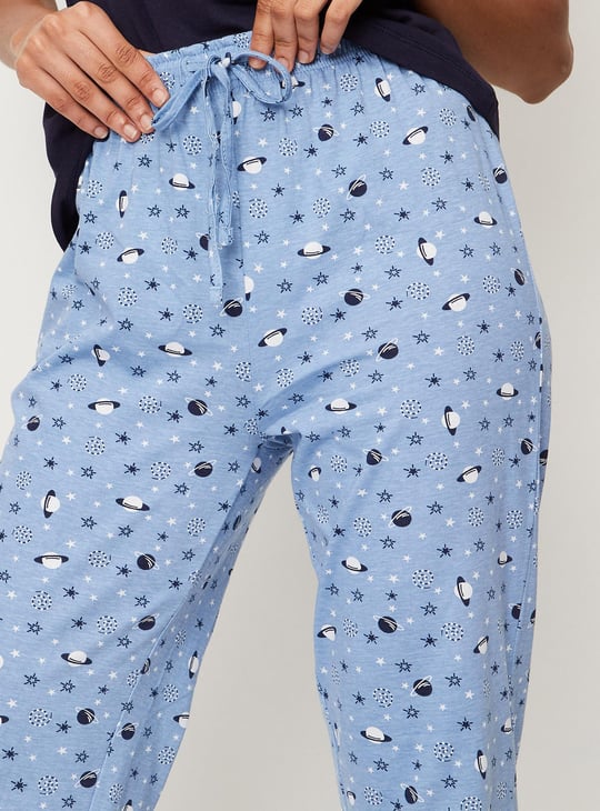 Women Printed PJ Set