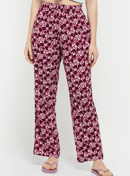 Women Printed Elasticated Lounge Pants