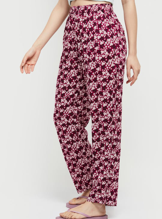 Women Printed Elasticated Lounge Pants