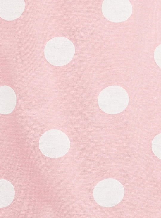 Women Printed Chemise With T-shirt