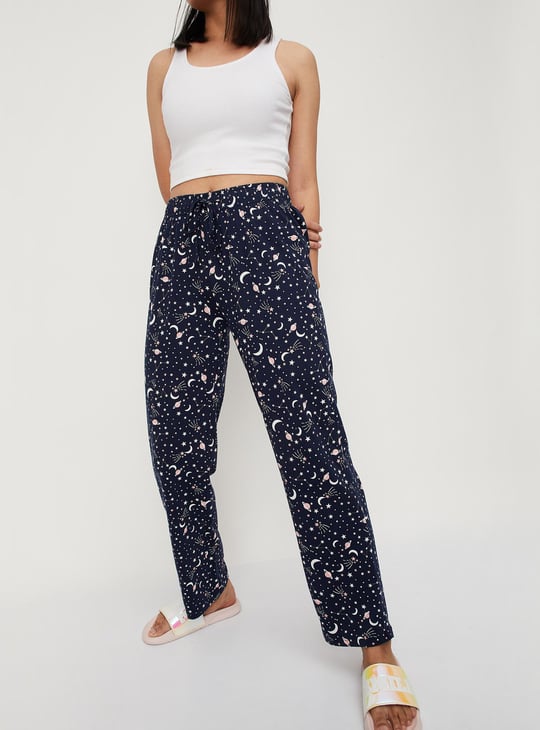 Women Printed Knit Pyjamas