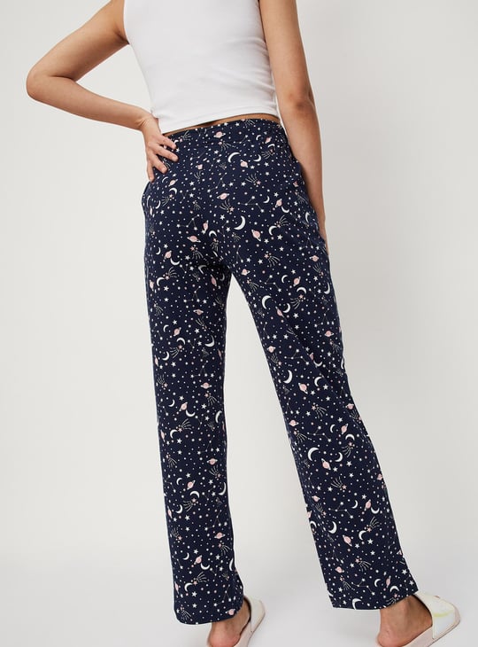 Women Printed Knit Pyjamas