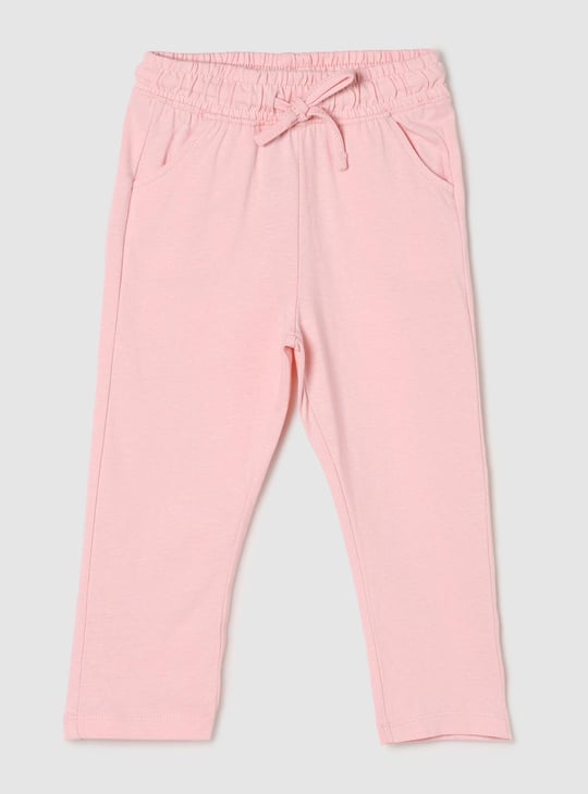 Girls Graphic Printed Lounge T-shirt with Elasticated Pyjamas 