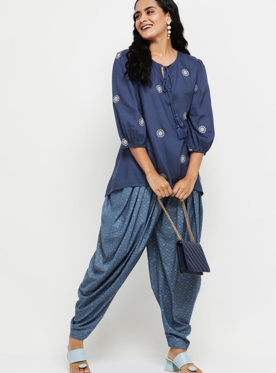 Women Printed Patiala Pants 