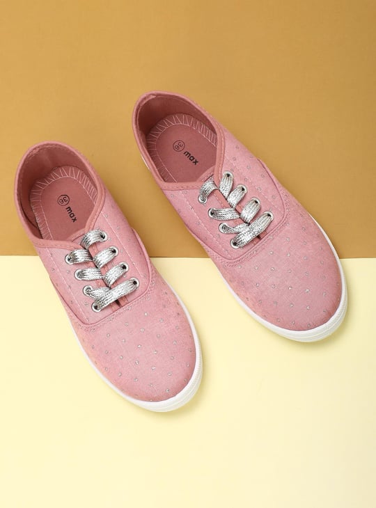 Blush canvas shoes best sale