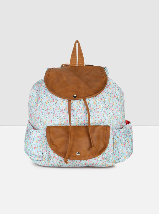 Women Floral Print Backpack 