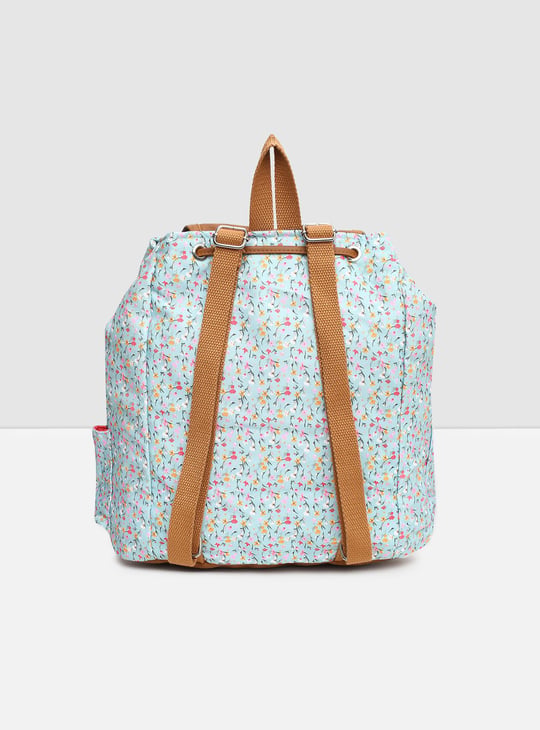 Women Floral Print Backpack 