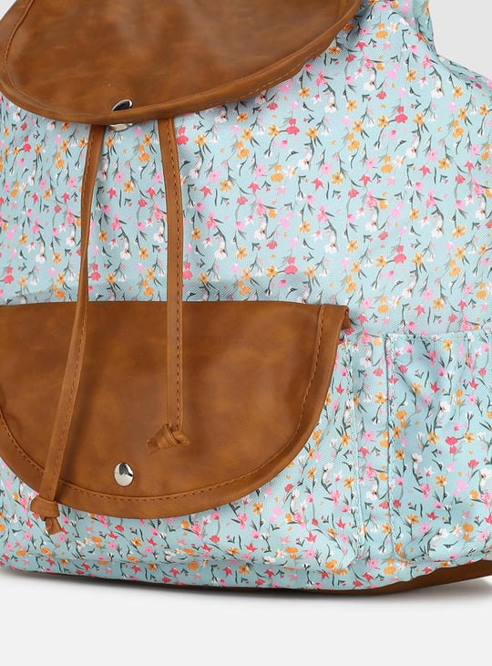 Women Floral Print Backpack 