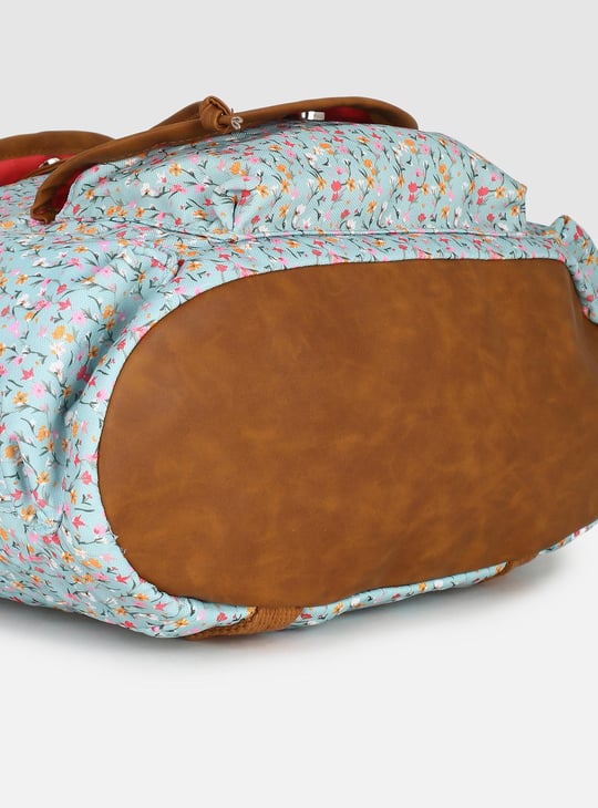 Women Floral Print Backpack 