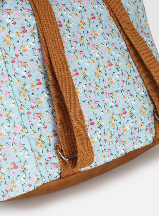 Women Floral Print Backpack 
