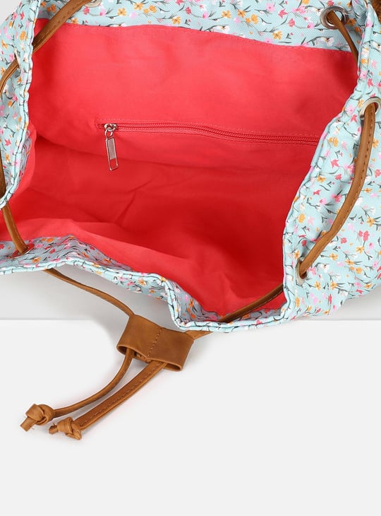 Women Floral Print Backpack 