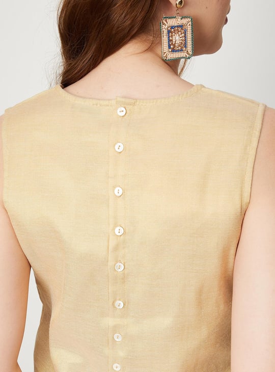 Women Sequinned Crop Top