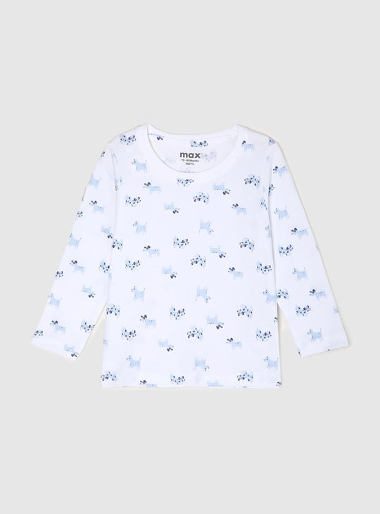Boys Printed Full Sleeves T-shirt