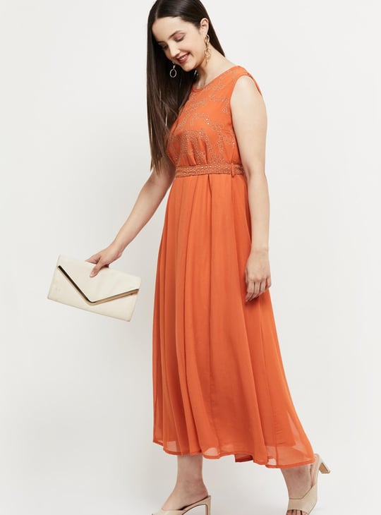 Women Embellished Maxi Dress