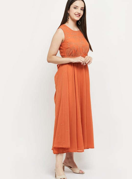 Women Embellished Maxi Dress