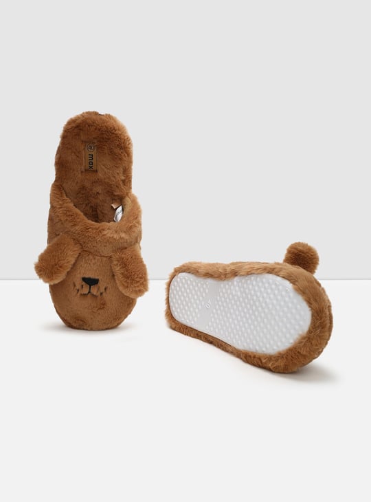 Women Teddy Textured Bedroom Slippers