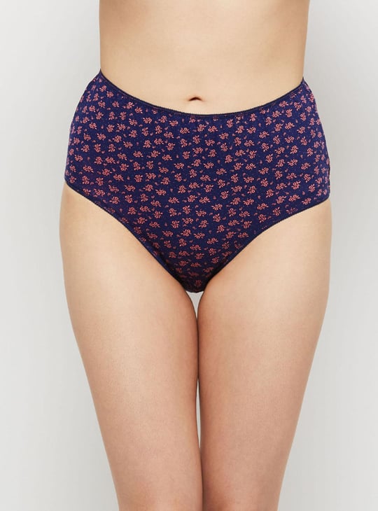 Women Printed Elasticated Hipster Panties - Pack of 3 