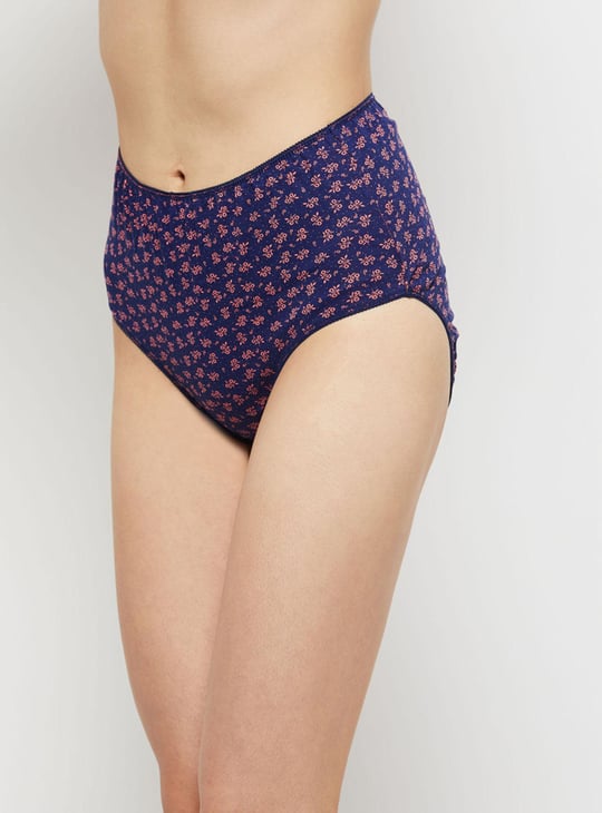 Women Printed Elasticated Hipster Panties - Pack of 3 