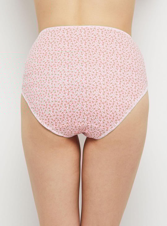 Women Printed Elasticated Hipster Panties - Pack of 3 