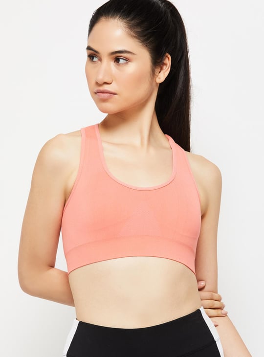 Solid Padded Sports Bra 